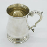 George III Sterling Silver Baluster Tankard Mug Antique 1764 London