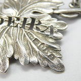 Victorian Sterling Silver Vine Form Madeira Wine Decanter Label 1846 Birmingham