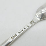 George II Sterling Silver Bone Marrow Scoop Antique 1758 London B. Cartwright