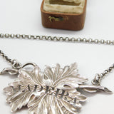 Victorian Sterling Silver Vine Form Madeira Wine Decanter Label 1846 Birmingham