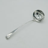 Georgian Sterling Silver Large Crested Serving Ladle 1809 London Antique