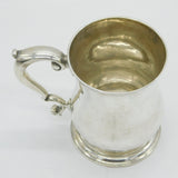 George II Sterling Silver Baluster Tankard Mug Antique 1745 London