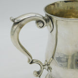 George II Sterling Silver Baluster Tankard Mug Antique 1745 London