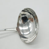 Georgian Sterling Silver Large Crested Serving Ladle 1809 London Antique