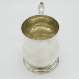 George II Sterling Silver Baluster Tankard Mug Antique 1745 London