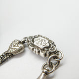 Sterling Silver Albertina Watch Chain with Propelling Pencil Fob 1911 London