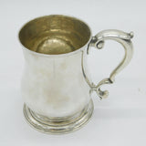 George II Sterling Silver Baluster Tankard Mug Antique 1745 London