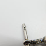 Sterling Silver Albertina Watch Chain with Propelling Pencil Fob 1911 London