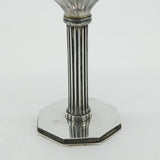 Sterling Silver Column Form Wine Goblet 'David Poore, Wells Cathedral' Vintage