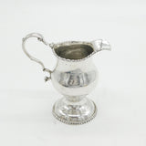George III Sterling Silver Pedestal Cream Jug Antique c1780 London