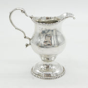George III Sterling Silver Pedestal Cream Jug Antique c1780 London