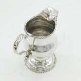 George III Sterling Silver Pedestal Cream Jug Antique c1780 London