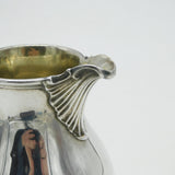 Victorian Sterling Silver Gilded Baluster Cream Jug 1851 London Antique