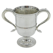 Newcastle George III Sterling Silver Two-Handled Loving Cup Antique 1791