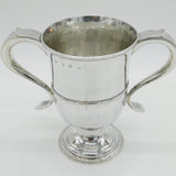 Newcastle George III Sterling Silver Two-Handled Loving Cup Antique 1791
