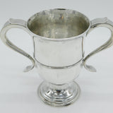 Newcastle George III Sterling Silver Two-Handled Loving Cup Antique 1791