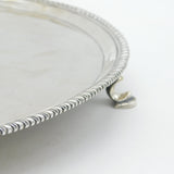 George III Large Sterling Silver Salver Dish Antique 1775 London Robert Jones