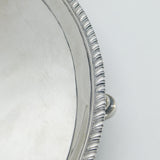 George III Large Sterling Silver Salver Dish Antique 1775 London Robert Jones