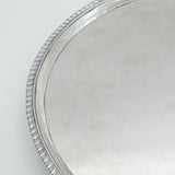 George III Large Sterling Silver Salver Dish Antique 1775 London Robert Jones