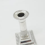 Victorian Sterling Silver Corinthian Column Single Candlestick 1896 London
