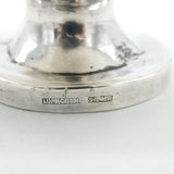 Chinese Sterling Silver Aestehtic Flower Bird Pattern Sugar Bowl c1920 Antique