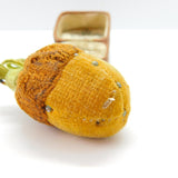 Victorian Novelty Sewing Pin Cushion Acorn Shaped c1890 Antique