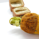 Victorian Novelty Sewing Pin Cushion Acorn Shaped c1890 Antique
