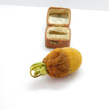 Victorian Novelty Sewing Pin Cushion Acorn Shaped c1890 Antique