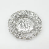 Victorian Sterling Silver Mythic Scene Treat Dish 1891 London Import Antique