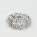 Victorian Sterling Silver Mythic Scene Treat Dish 1891 London Import Antique