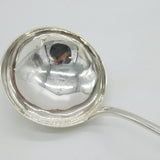 Scottish Provincial George III Sterling Silver Ladle Antique c1765 Glasgow