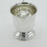 Sterling Silver Blank Christening Mug Vintage 2001 Sheffield