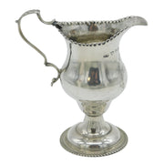 George III Sterling Silver Pedestal Cream Jug Antique 1771 London