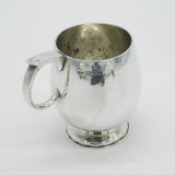 Robert Edgar Stone Arts & Crafts Planished Sterling Silver Tankard 1946 Antique
