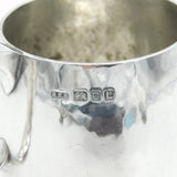 Robert Edgar Stone Arts & Crafts Planished Sterling Silver Tankard 1946 Antique