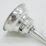 George III Sterling Silver Crested Wine Funnel Antique 1791 London
