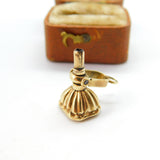 Victorian 9ct Gold & Citrine Set Swivelling Watch Key & Seal Fob c1860 Antique
