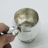 Robert Edgar Stone Arts & Crafts Planished Sterling Silver Tankard 1946 Antique