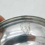 George III Sterling Silver Crested Wine Funnel Antique 1791 London