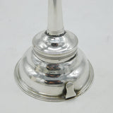 George III Sterling Silver Crested Wine Funnel Antique 1791 London