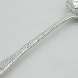 George II Sterling Silver Berry Dessert Serving Spoon 1737 London Antique