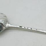 George II Sterling Silver Berry Dessert Serving Spoon 1737 London Antique