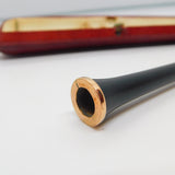9ct Gold Mounted Black Bakelite Long Cigarette Holder Antique 1924 Birmingham