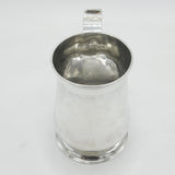Newcastle George II Sterling Silver Large Baluster Whistle Tankard Antique 1757 John Langlands
