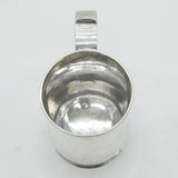 Newcastle George II Sterling Silver Large Baluster Whistle Tankard Antique 1757 John Langlands
