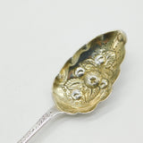 Scottish Georgian Sterling Silver Berry Dessert Serving Spoon 1810 Antique