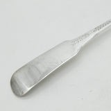 Scottish Georgian Sterling Silver Berry Dessert Serving Spoon 1810 Antique
