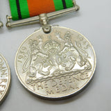 Pair Of WWII Service Medals Defence Medal & British Army Service Medal c1945