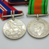 Pair Of WWII Service Medals Defence Medal & British Army Service Medal c1945