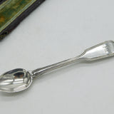 Boxed Georgian Sterling Silver Christening Spoon 1834 London Antique
